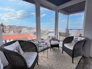 Kitchen seating area with sea views- click for photo gallery